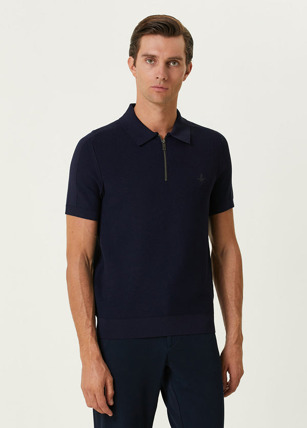 Beymen Club Men Polo Short Sleeve Sweater Navy