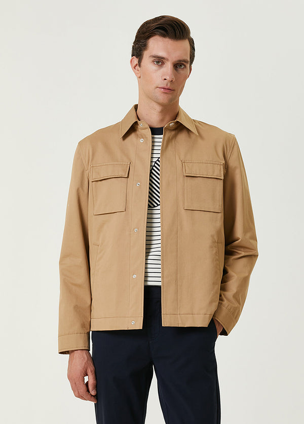 Beymen Club Snap Closure Jacket Camel