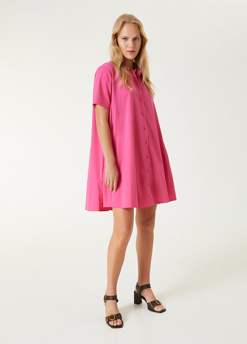 Beymen Club Mini Shirt Dress Pink