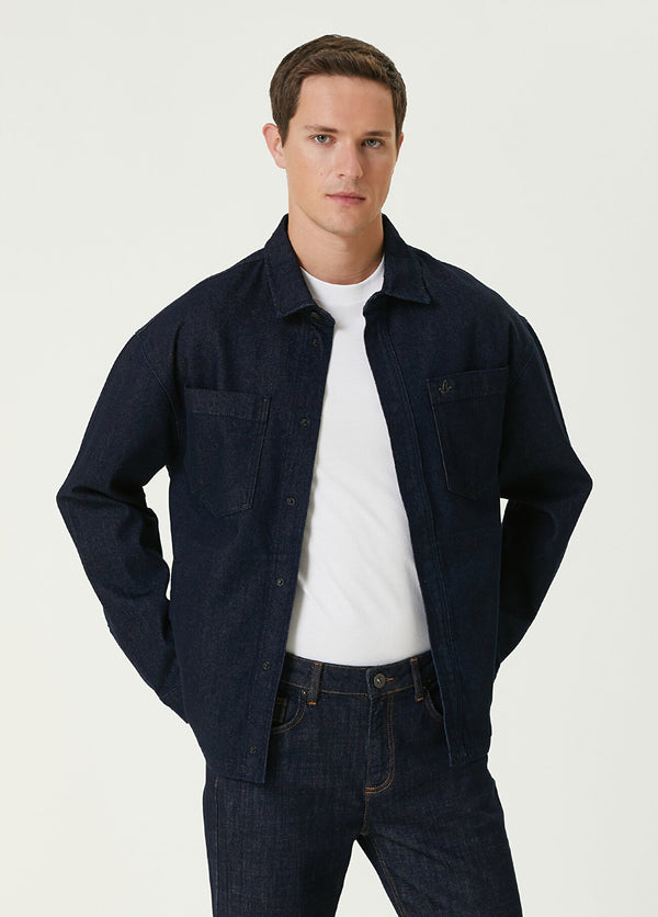 Beymen Club Men Denim Jacket Navy