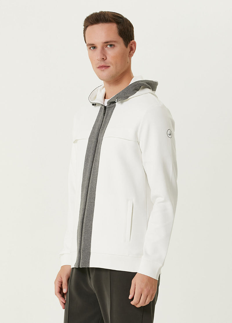 Beymen Club Men Hooded Sweatshirt Off White