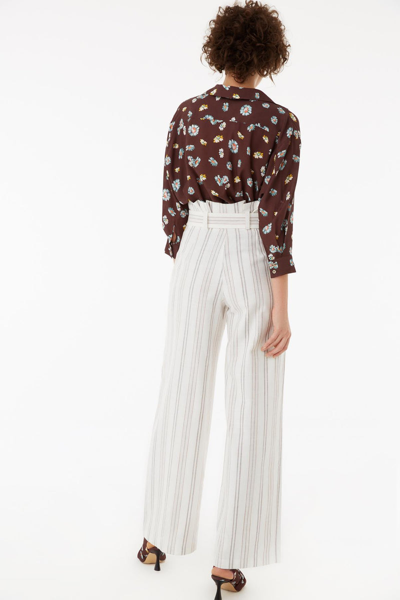 Exquise Trouser Stripe Print - Wardrobe Fashion