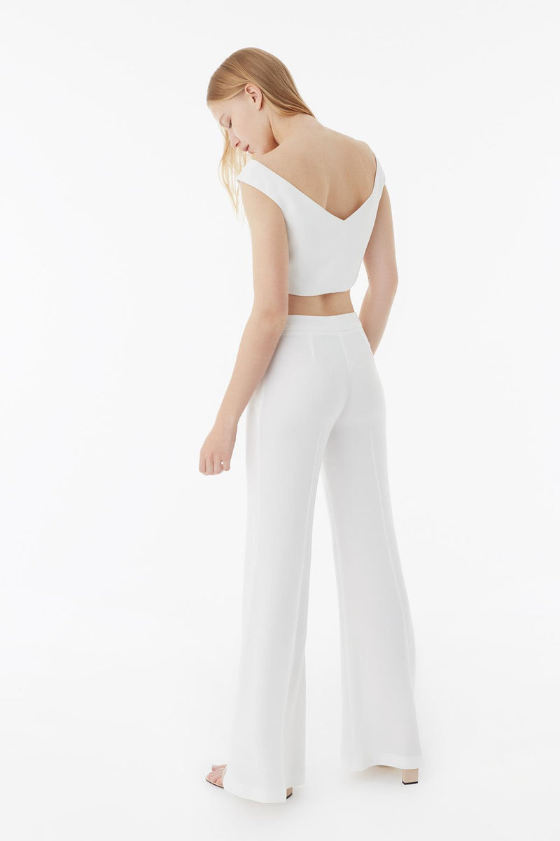 Exquise Trouser Off White - Wardrobe Fashion