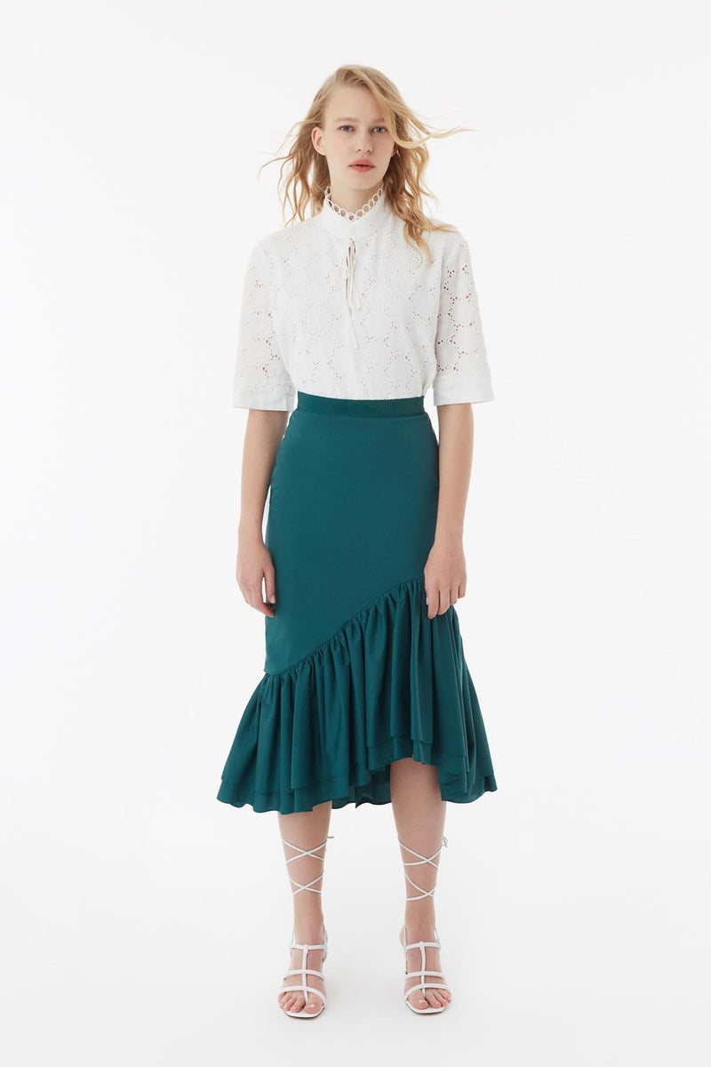 Exquise Skirt Pleat Green