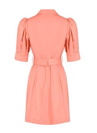 Exquise Dress Short 4 Pkt S/S Pink - Wardrobe Fashion