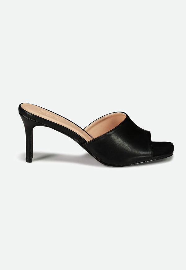 Choice Peep Toe High Heels Sandals Black - Wardrobe Fashion