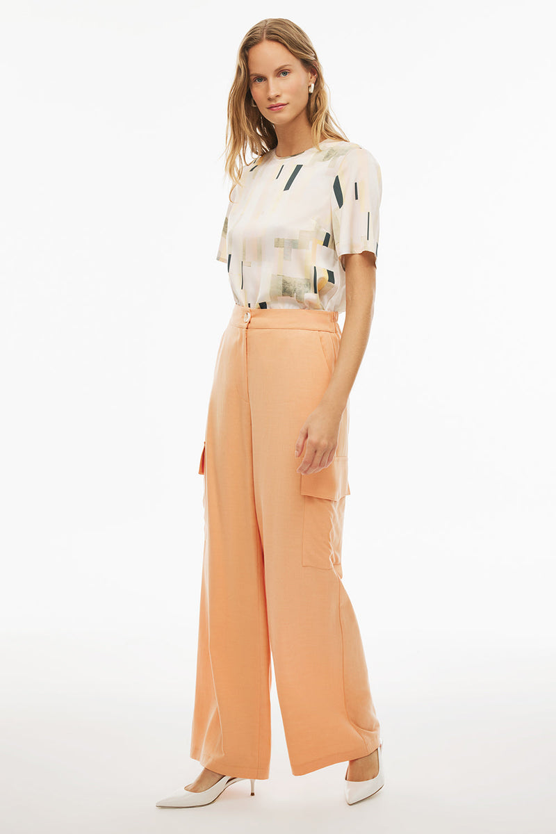 Perspective Trouser Cargo Apricot