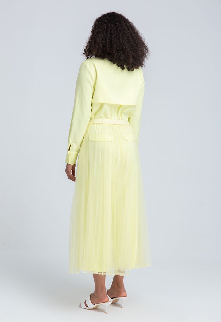Choice Jumpsuit With Skirt Yellow
