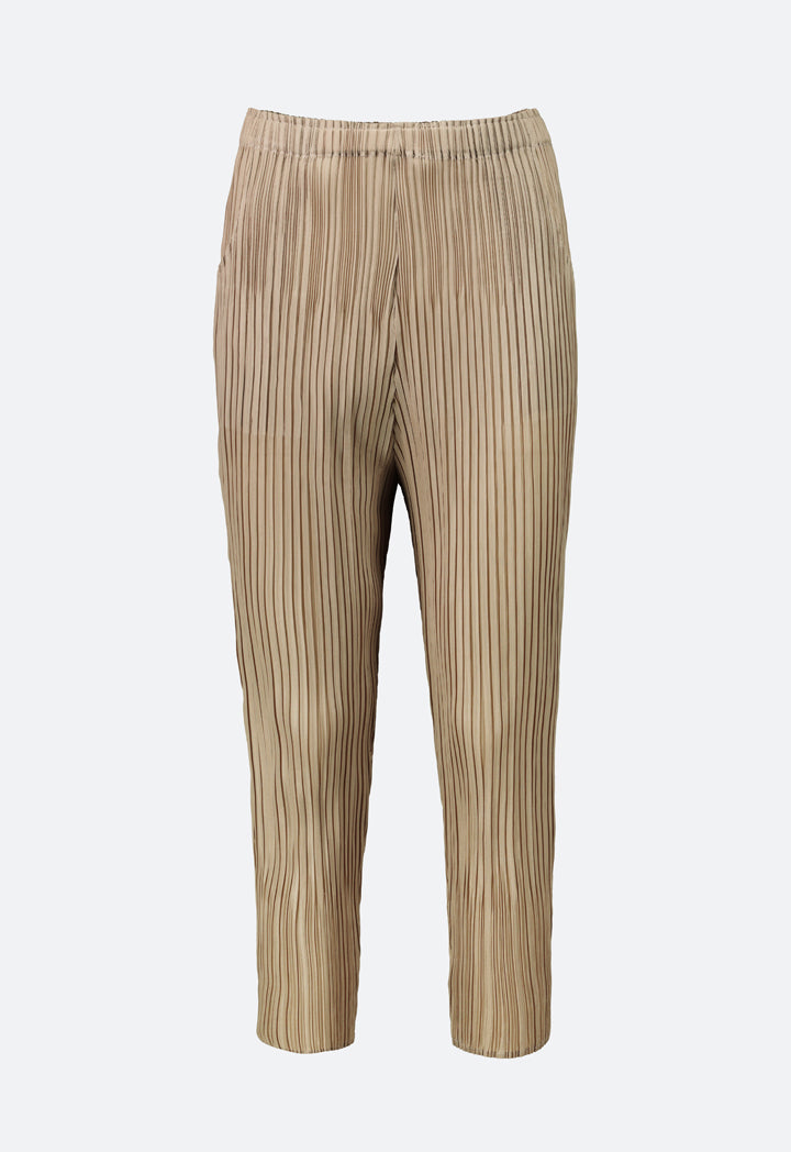 Choice Vertical Pleat Jodhpuri Style Trouser Beige