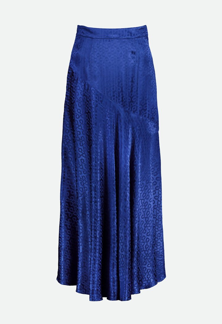 Choice Jacquard Maxi Skirt Cobalt - Wardrobe Fashion