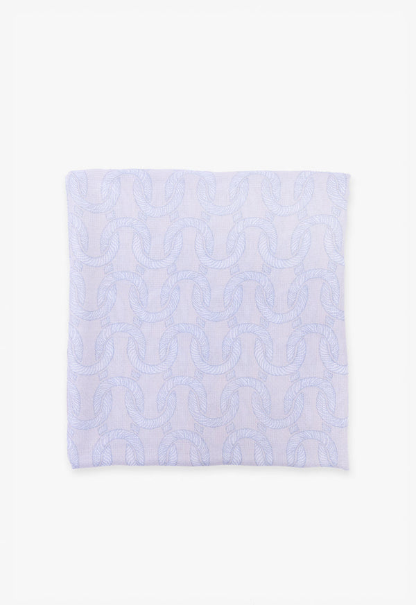 Choice Chain Printed Scarf Grey