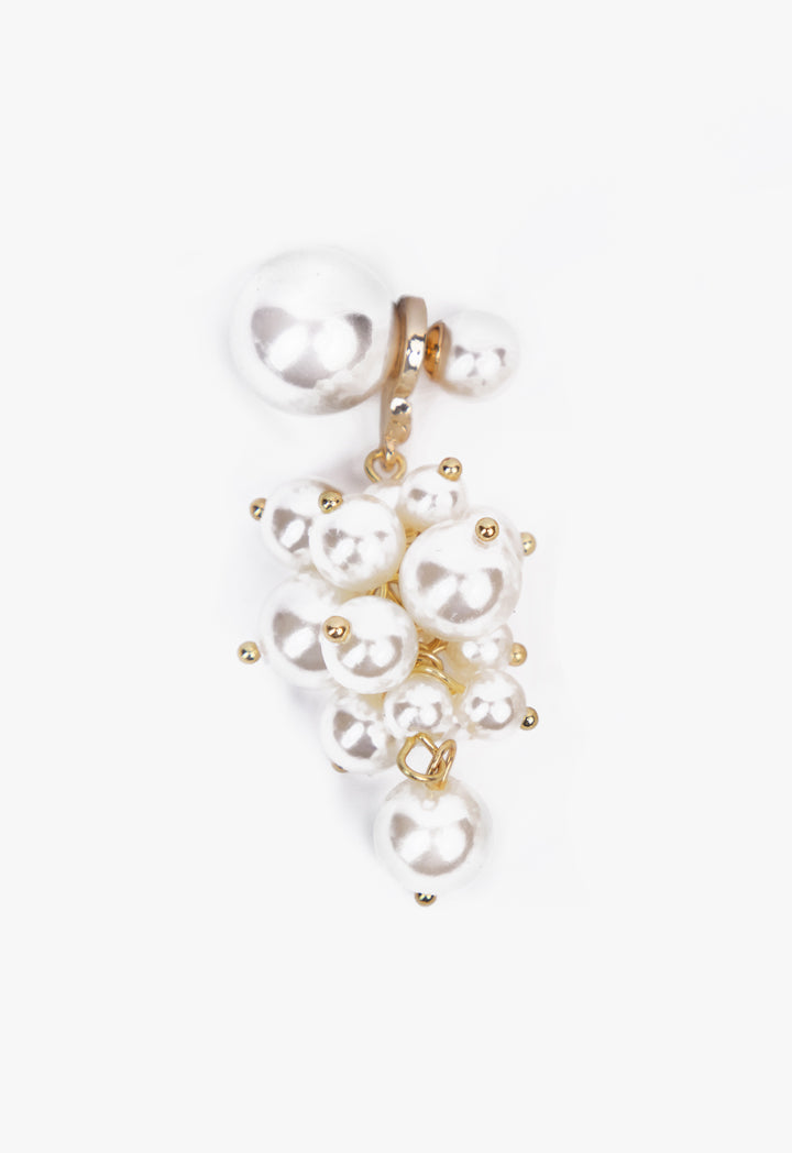 Choice Pearl-Embellished Earrings Offwhite