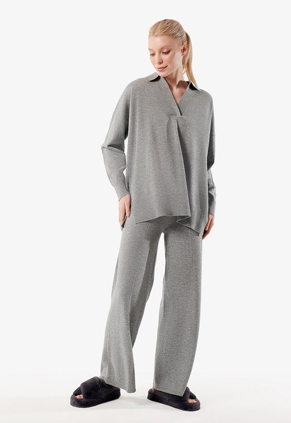 Choice Solid-Toned Sweatshirt Grey