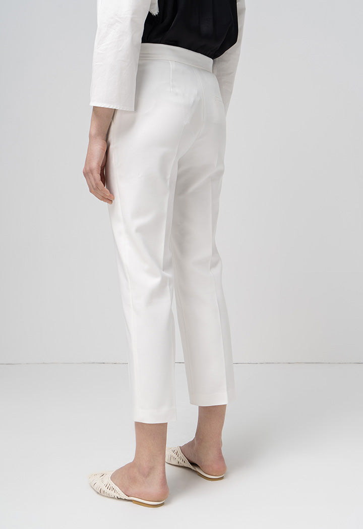 Choice Basic Solid Trousers Offwhite