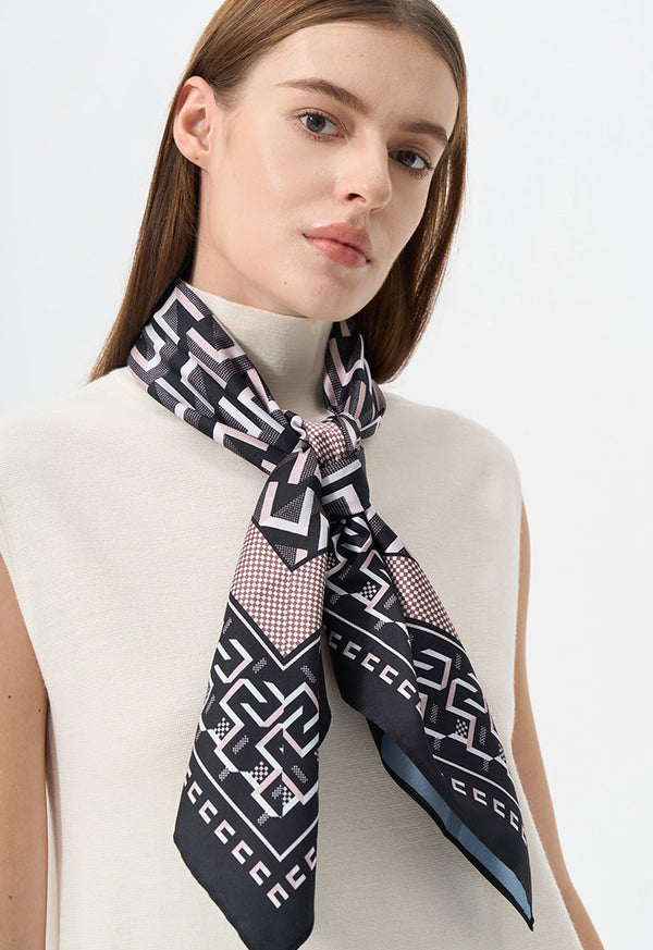 Choice All Over Printed Square Scarf Multi Color