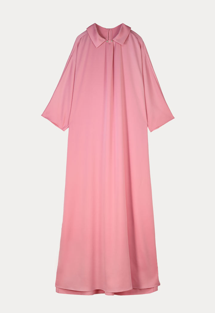 Choice Single Pleat Tent Dress Pink