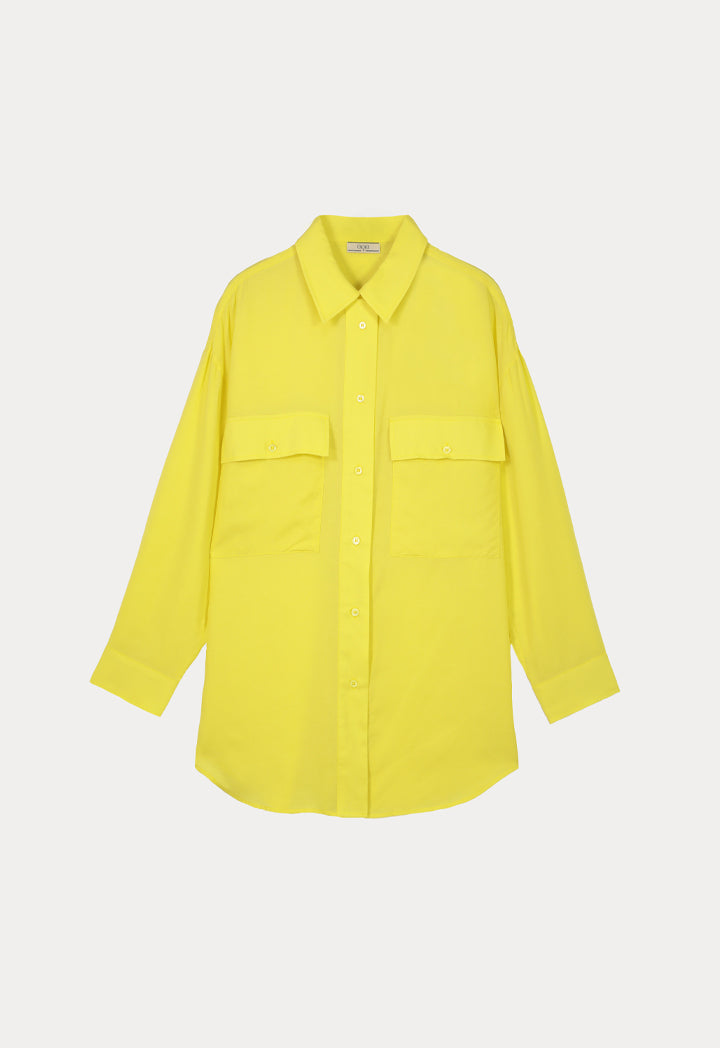 Choice Basic Double Shirt Lime-Yellow