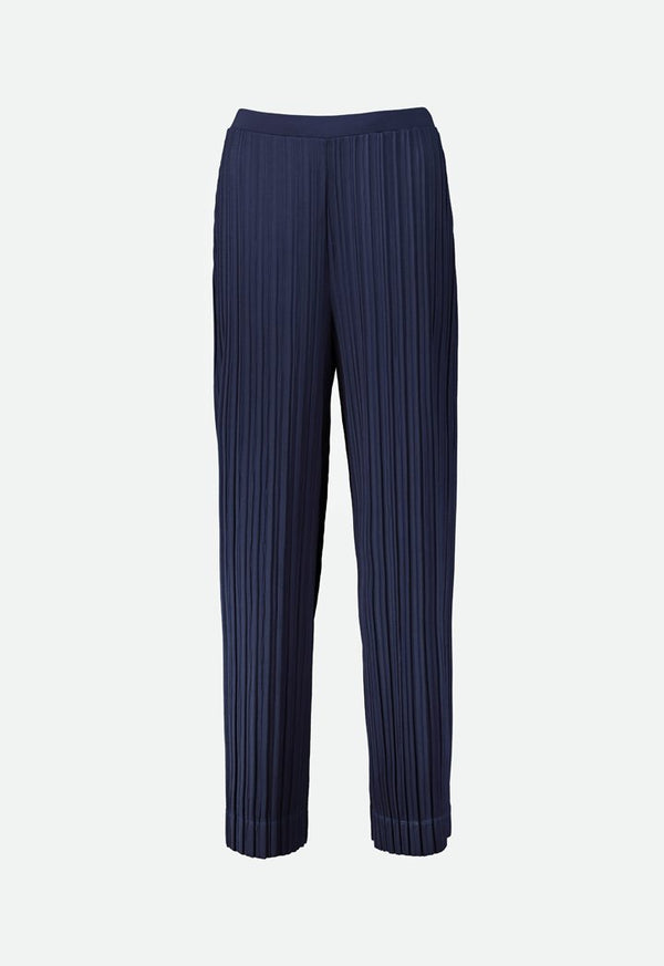 Choice Pleated Jersey Trouser Navy