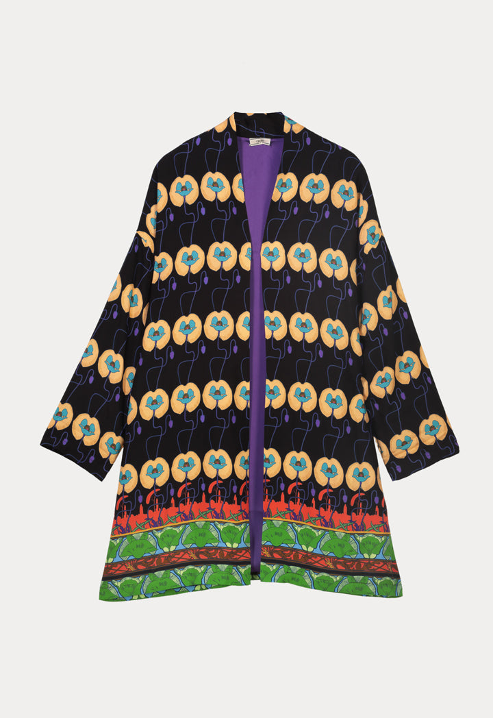 Choice Front Open Printed Jacket Print