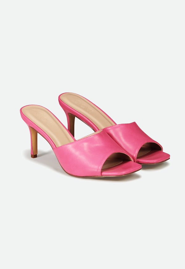Choice Peep Toe High Heels Sandals Pink - Wardrobe Fashion