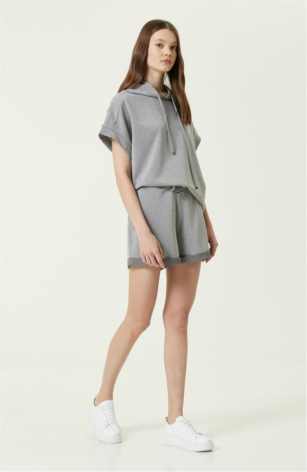 Network Mini Shorts Grey