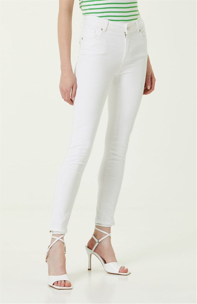 Network Slim Fit Denim Trouser White