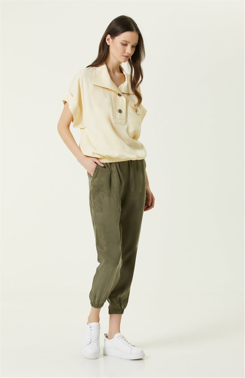 Network Basic  Fit Blouse Cream