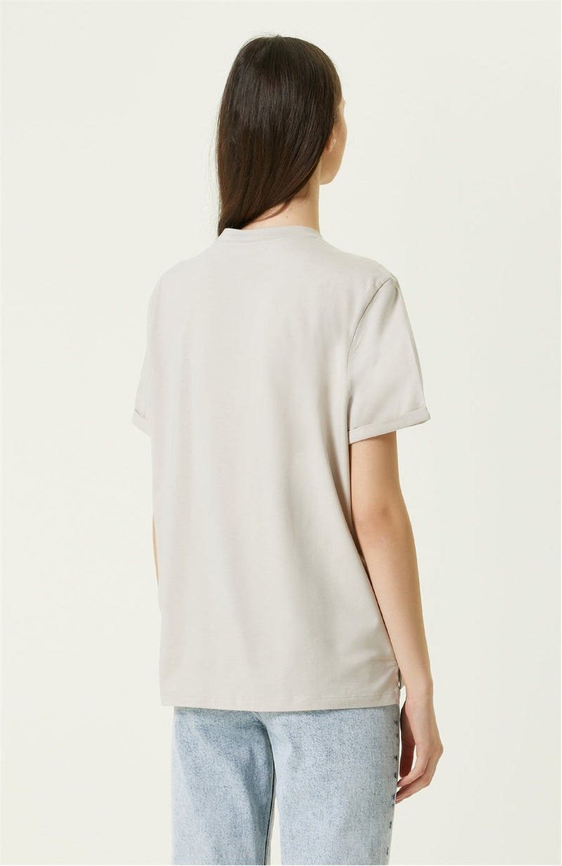 Network Printed T-Shirt Grey