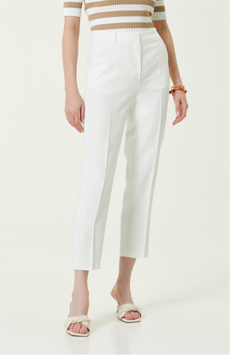 Network Slim Fit Trouser Off White