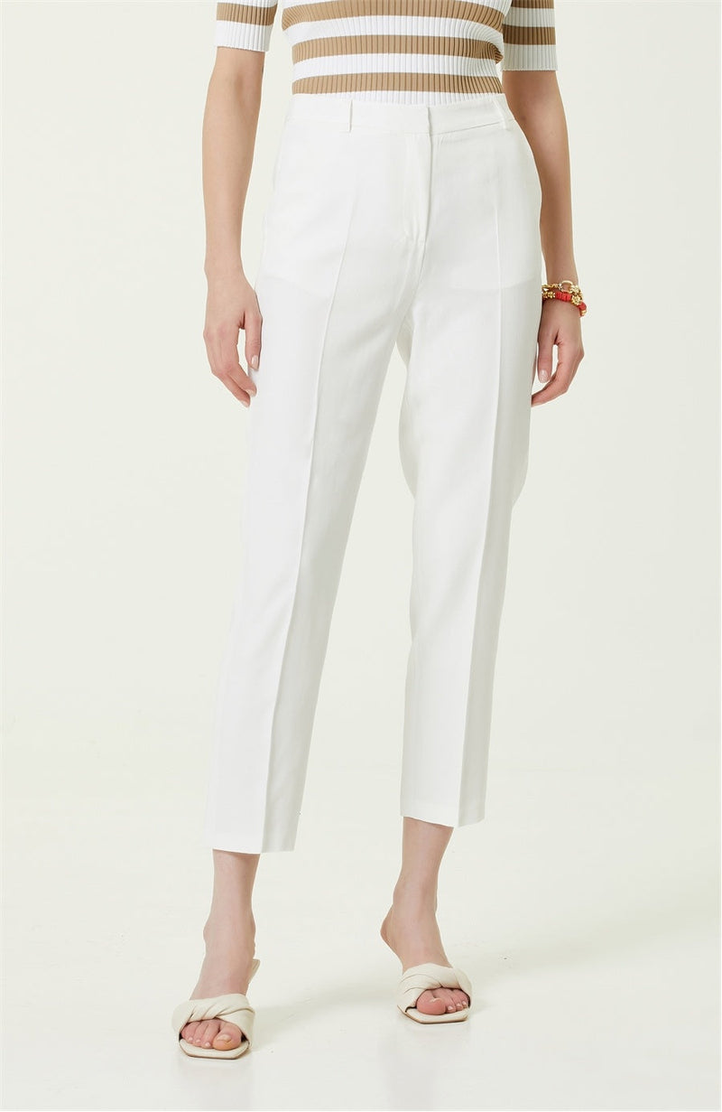 Network Slim Fit Trouser Off White