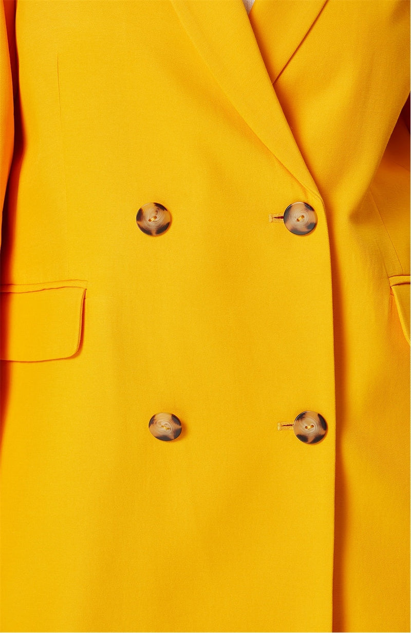 Network Regular Fit Blazer Yellow