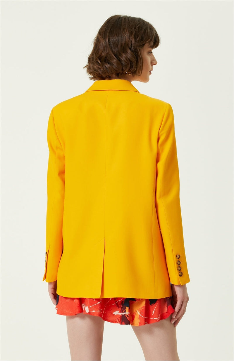 Network Regular Fit Blazer Yellow