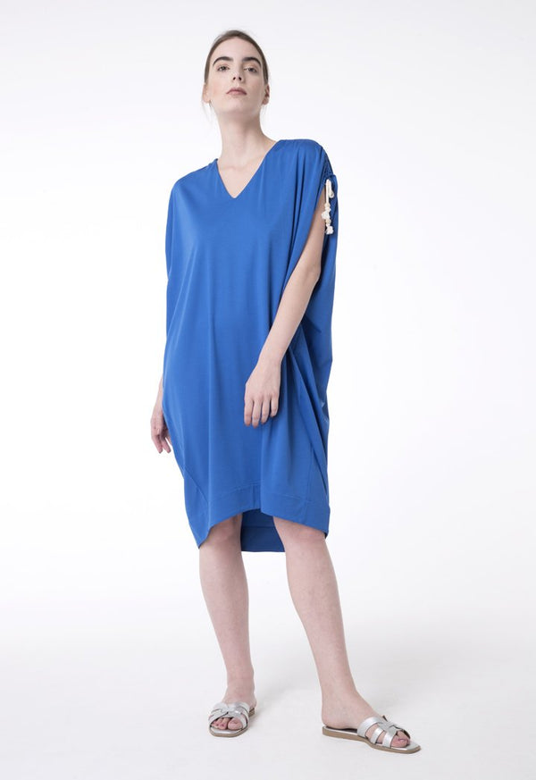 Exquise Dress Short V-Neck Blue