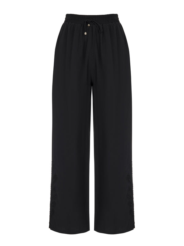 Nocturne Solid Palazzo Pants