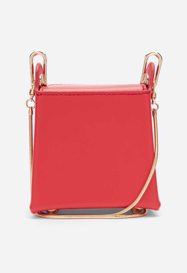 Choice Mini Magnetic Closure Bag Red - Wardrobe Fashion