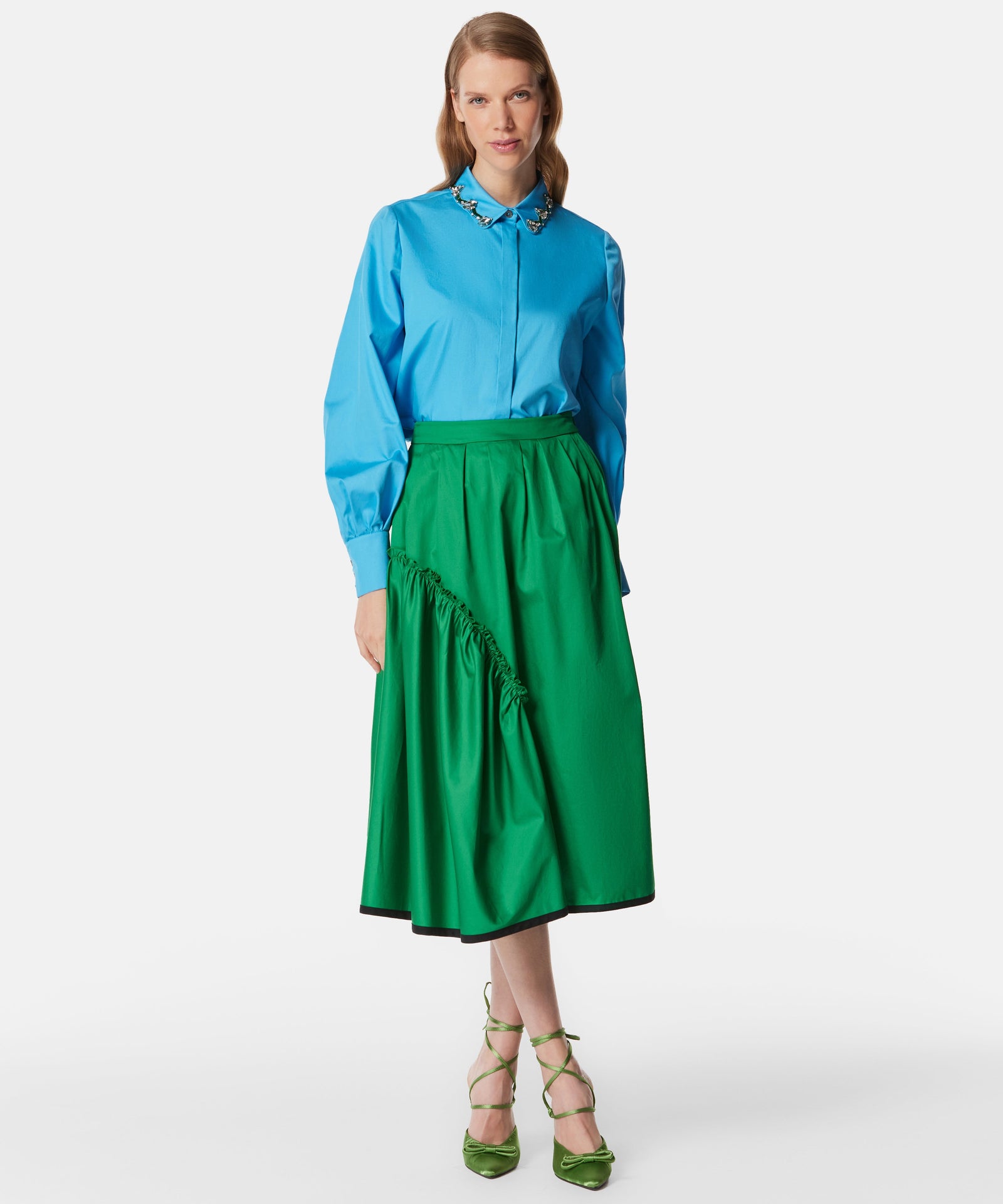 Machat Asymmetric Frill Skirt レディース