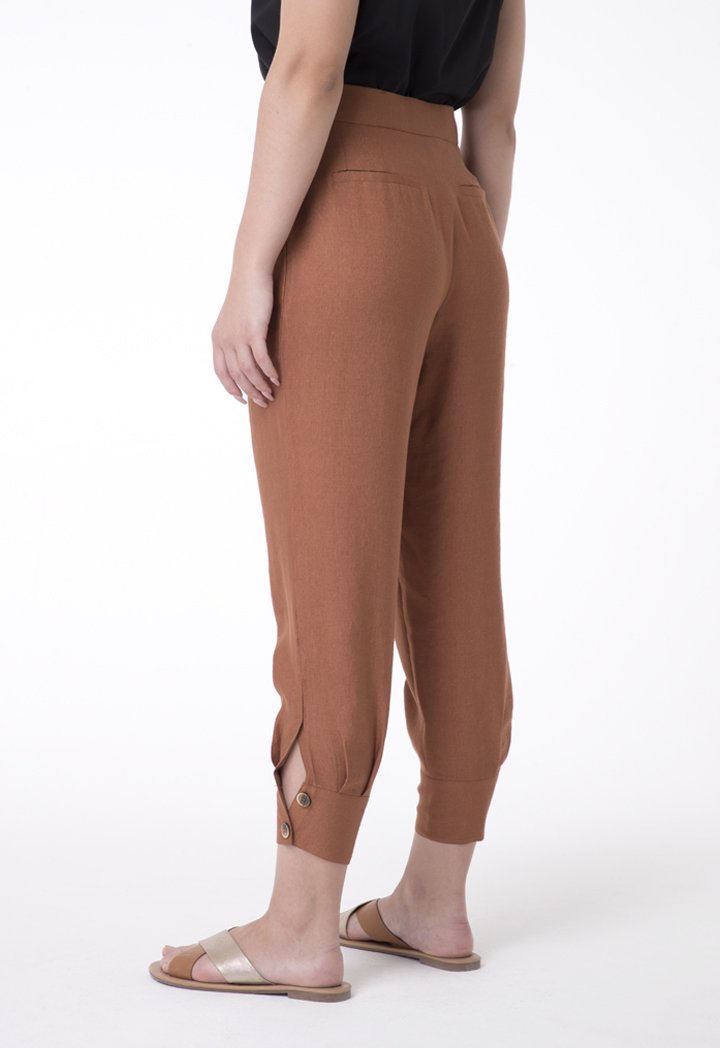 BERRIN Elastic High Waist Trouser COPPER