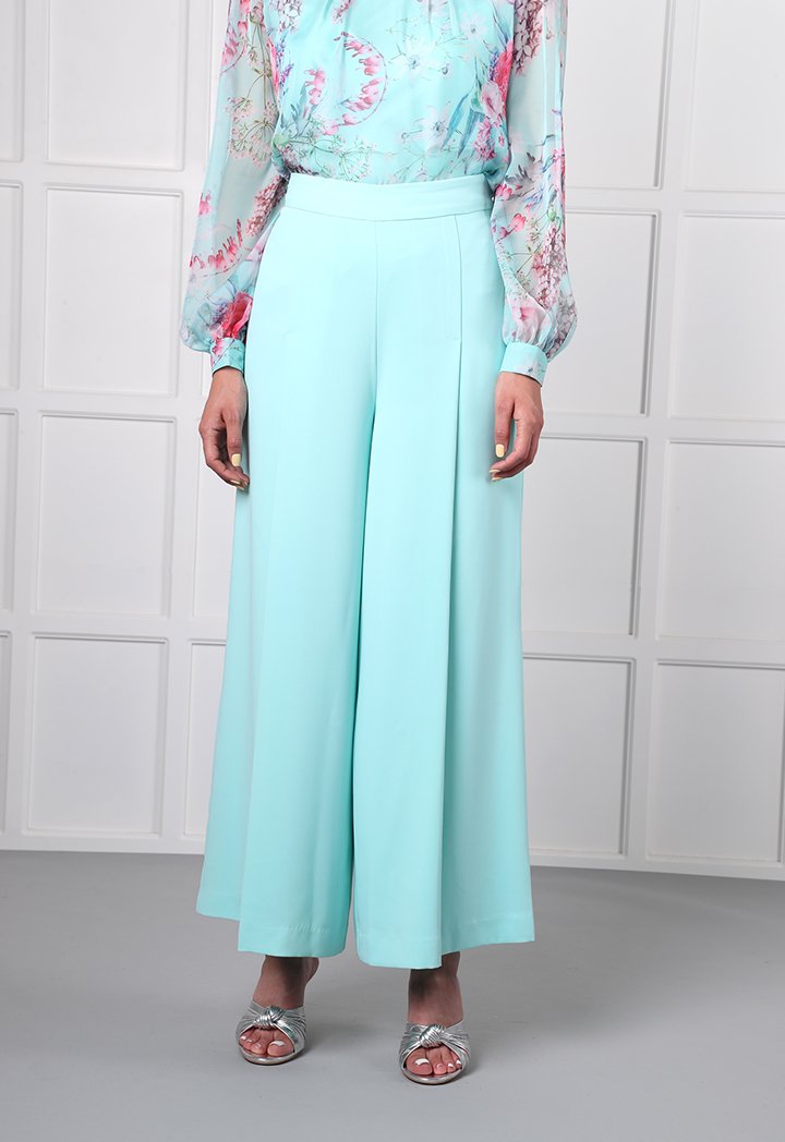 Choice Inverted Box Pleat Trouser
 Mint - Wardrobe Fashion