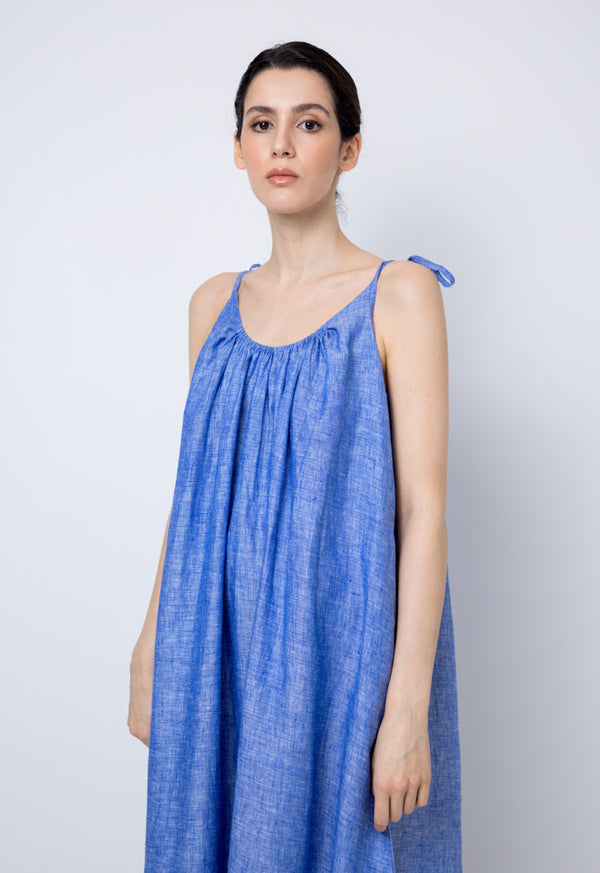 Choice Adjustable Strap Maxi Dress Blue