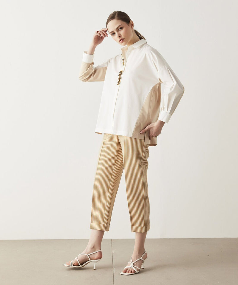 Ipekyol Embellished Long Sleeve Shirt Off White