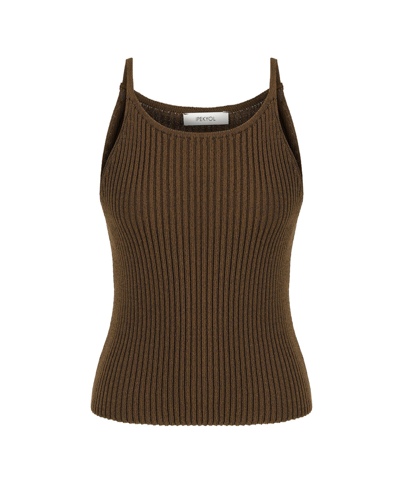 Ipekyol Halter Neck Knitwear Brown