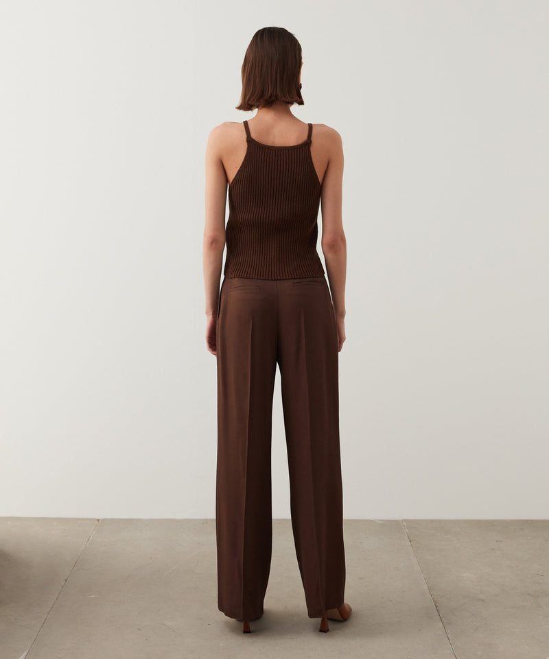 Ipekyol Halter Neck Knitwear Brown