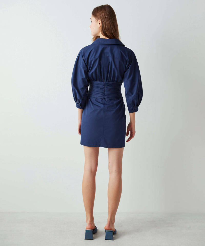 Ipekyol Waist Accent Mini Dress Navy