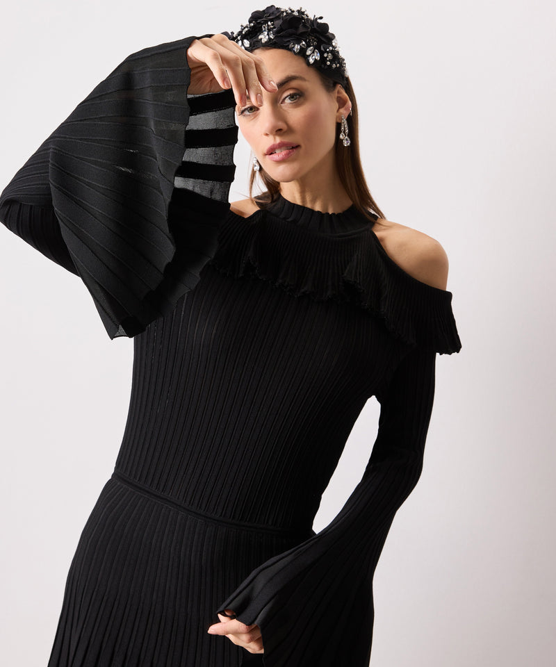 Ipekyol Cutout Detail Knit Dress Black