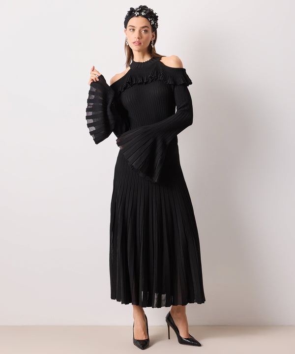 Ipekyol Cutout Detail Knit Dress Black