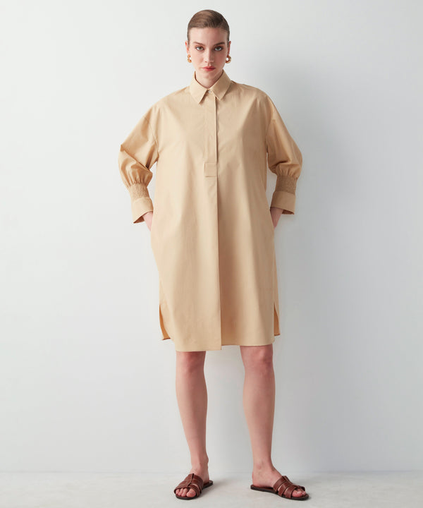 Ipekyol Relaxed Fit Poplin Shirt Dress Natural