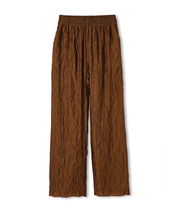 Ipekyol Elasticated Waist Textured Trousers Brown