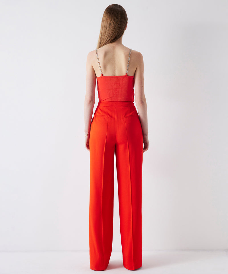 Ipekyol Wide Leg Fit Trousers Red