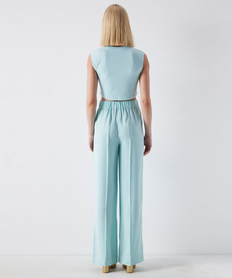 Ipekyol Wide Leg Fit Trousers Aqua