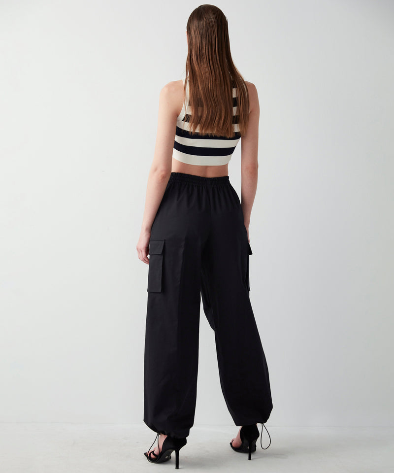 Ipekyol Trousers With Cargo Pockets Black